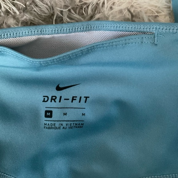 Nike Dri-Fit Leggings Light Blue Size Medium - Picture 2 of 6